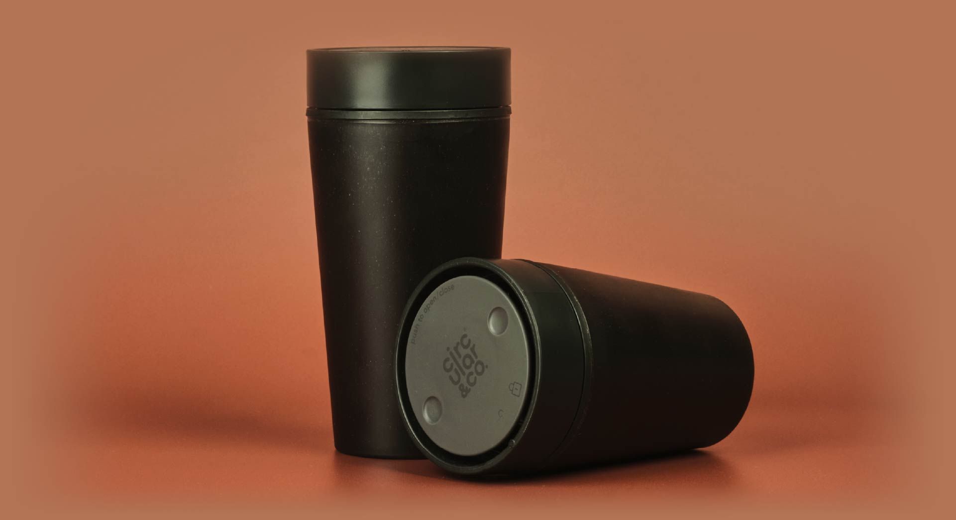 Reusable, recycled coffee cups made from coffee waste