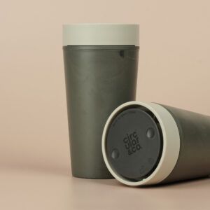 Circular&Co Reusable Coffee Cup Made From Traceable Marine Plastic Ecru