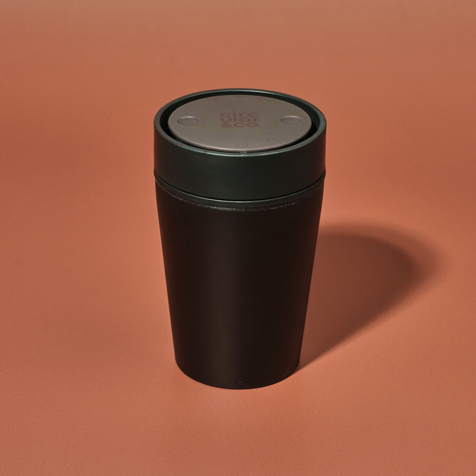 Circular&Co_Website_Coffee Waste_Reusable Cup_Espresso Black_8oz Circular&Co Reusable Coffee Cup Made From Recycled Coffee Waste Espresso Black 8oz